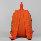 Рюкзак молодёжный, 1 отдел, наружный карман, цвет оранжевый - Фото 3