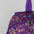 Рюкзак молодёжный, отдел на молнии, наружный карман, цвет сиреневый - Фото 4