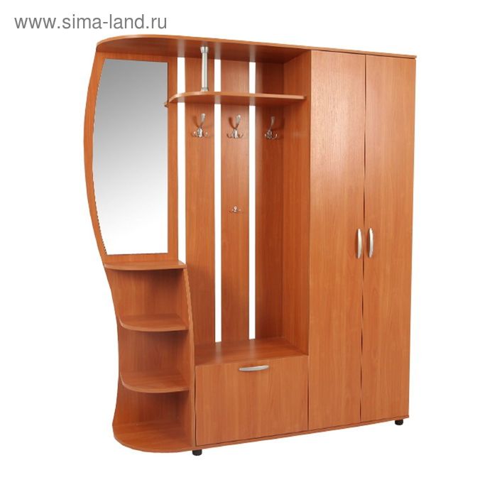 Прихожая универсальный Алла 5 Вишня - Фото 1