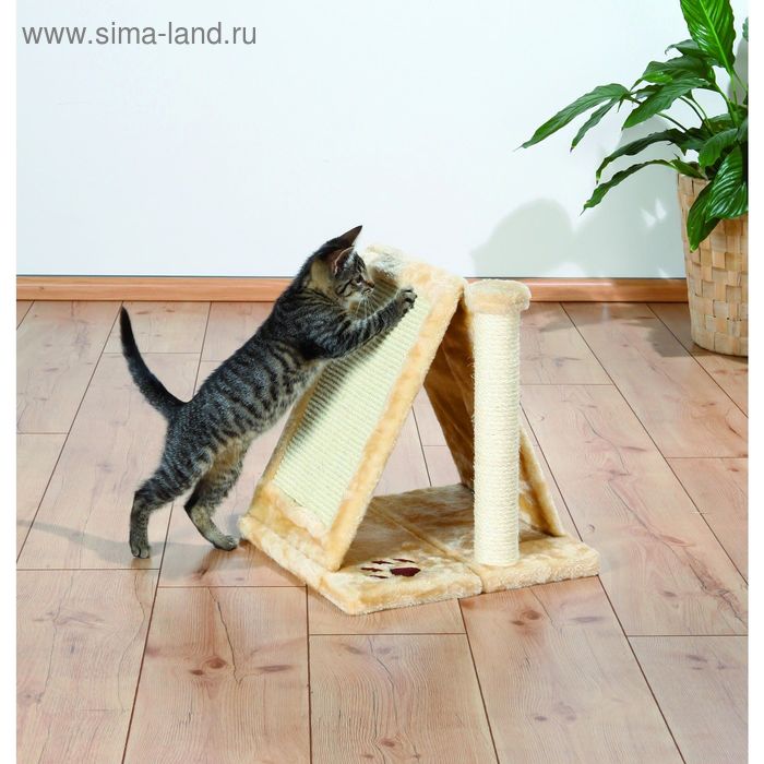 Домик Trixie Avila для кошки, высота 40см, плюш, бежевый - Фото 1