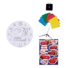 Часы-раскраска "Всегда первый" Тачки, 25 см - Фото 2