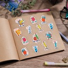 Наклейки-оценки "Школьные", 10 х 18 см - Фото 2