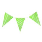 Гирлянда "Горошек", 230 см, цвет зелёный - Фото 1