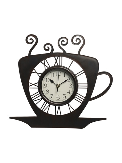 Часы настенные интерьерные «Чашка кофейная», серия: Кухня, d=13.5 см, 31×33 см, от батарейки 1×АА