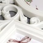 Фоторамка на 6 фото 10х15 см "Растительные кружева" белая 55х34 см - Фото 3