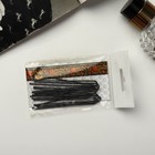 Шпильки для волос «Народная», 7 см, набор 10 шт., чёрные - Фото 3