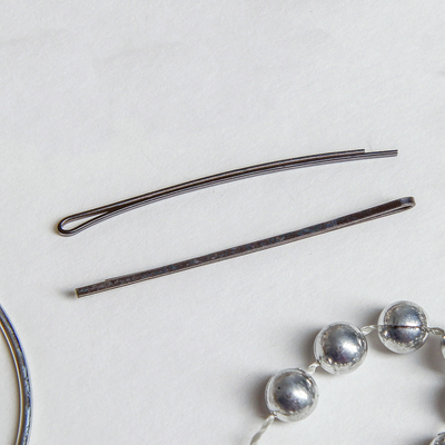 Зажим для волос "Обыкновенный" 4,4 см, чёрный (набор 100 шт)