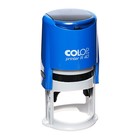 Оснастка для круглой печати автоматическая COLOP Printer R40, диаметр 41.5 мм, с крышкой, корпус синий - фото 9878149