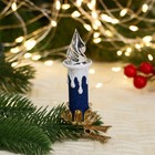 Ёлочная игрушка «Свеча» h=8.7 см, МИКС - Фото 4