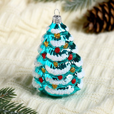 Ёлочная игрушка «Ёлочка», ручная работа, d=8 см