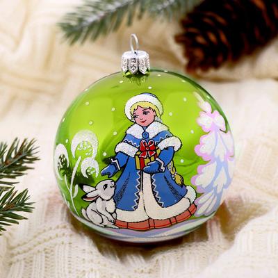 Ёлочный шар «Любава», новогодний, d=8.5 см, МИКС