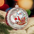Ёлочный шар «Морозко» d=9.5 см, МИКС - Фото 4