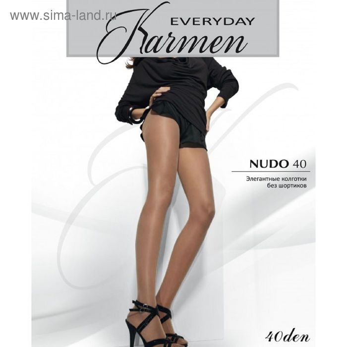 Колготки   K-Nudo 40 nero 3 - Фото 1