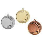 Медаль под нанесение золото 055, d=4 см, без ленты - Фото 2