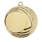 Медаль под нанесение золото 055, d=4 см, без ленты - Фото 3