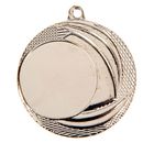 Медаль под нанесение серебро 055, d=4 см, без ленты - Фото 3
