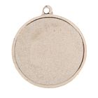 Медаль под нанесение серебро 055, d=4 см, без ленты - Фото 4