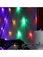 Гирлянда «Сеть» 1.6 × 1.6 м, IP20, прозрачная нить, 144 LED, 8 режимов, 220 В, свечение мульти, - Фото 7