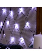 Гирлянда «Сеть» 2 × 2 м, IP20, тёмная нить, 224 LED, 8 режимов, 220 В, свечение белое - фото 6696844