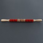 Массажёр «Скалка», универсальный, 47×4 см, деревянный - Фото 5