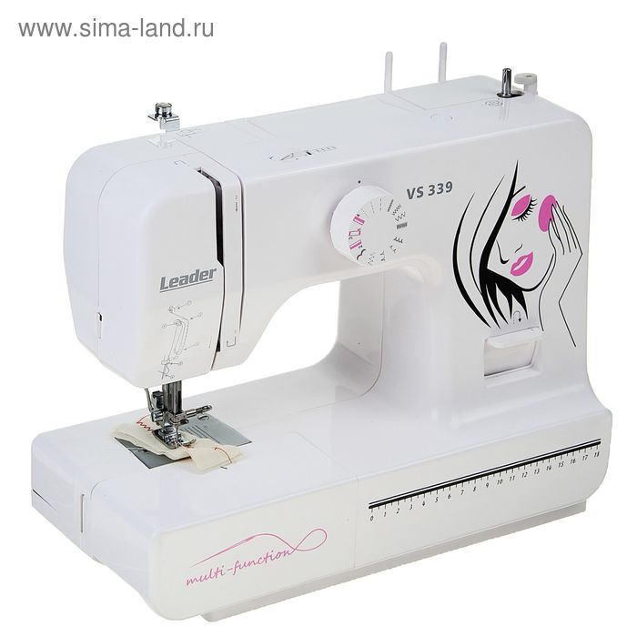 Швейная машина электромеханическая Leader VS 339, челнок качающийся, 16 операций, пластик - Фото 1