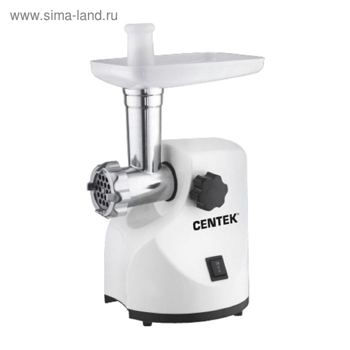 Мясорубка Centek CT-1611 Juicer, 1600 Вт, соковыжималка, реверс, белая - Фото 1