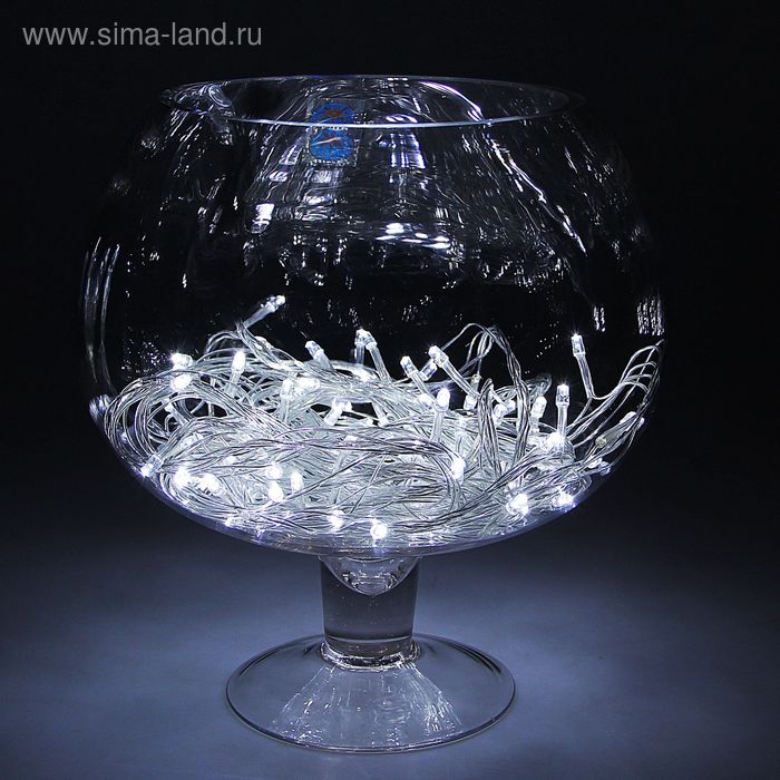 НИТЬ, 15 м, Н.С. LED-180-220V, контр. 8 режимов, БЕЛЫЙ - Фото 1