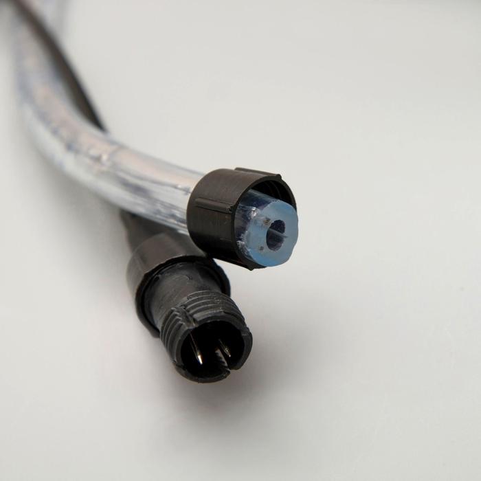 Световой шнур Luazon Lighting 10 мм, IP65, 5 м, 24 LED/м, 220 В, 8 режимов, свечение белое - фото 1883273080