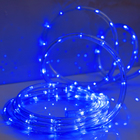 Световой шнур Luazon Lighting 10 мм, IP65, 5 м, 24 LED/м, 220 В, 8 режимов, свечение синее - фото 8297286