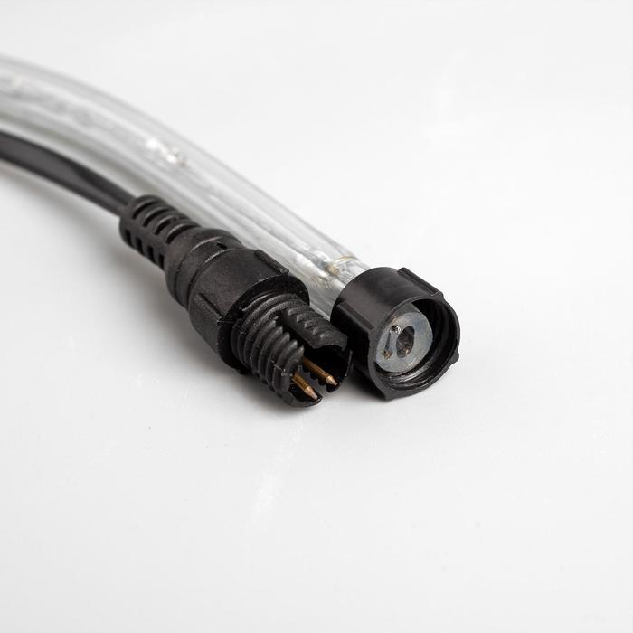 Световой шнур Luazon Lighting 10 мм, IP65, 10 м, 24 LED/м, 220 В, 8 режимов, свечение белое - фото 1883273136