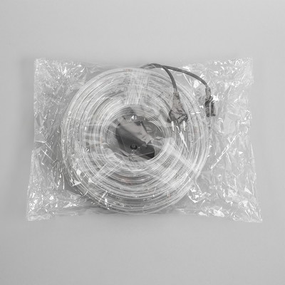 Световой шнур Luazon Lighting 10 мм, IP65, 20 м, 24 LED/м, 220 В, 8 режимов, свечение красное