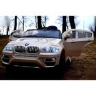 Электромобиль BMW X6, цвет шампань глянец - Фото 1