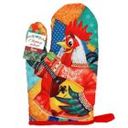 Варежка-прихватка "Символ года" 18 х 26 см, 100% п/э - Фото 3