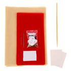 Набор для создания текстильной игрушки "Мишка белая в красном сарафанчике", 30 см - Фото 2