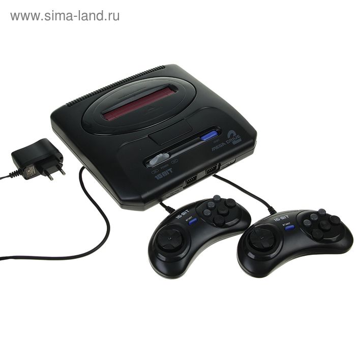 Игровая приставка MegaDrive 2 VG-1644, 75 игр, 2 турбо джойстика, AV-кабель - Фото 1