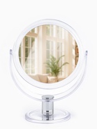 Зеркало настольное, с увеличением х2, двустороннее, 13×17 см, (d=10.5 см), прозрачное - Фото 2