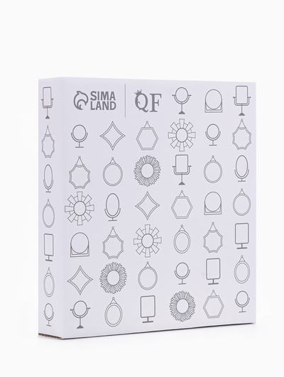 Зеркало настольное «Круг», двустороннее, с увеличением х2, d зеркальной поверхности 10.5 см, прозрачное