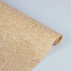 Бумага упаковочная крафт "Кружево белое", ламинированная, 0,7 x 10 м - Фото 1