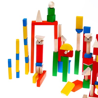 Конструктор деревянный «Развитие», 163 детали, без схемы для сборки