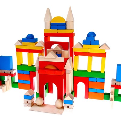 Конструктор деревянный «Развитие», 163 детали, без схемы для сборки