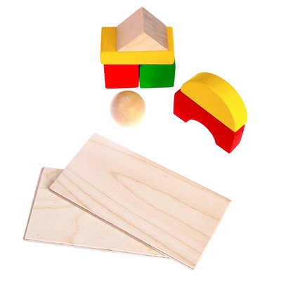 Конструктор деревянный «Развитие», 163 детали, без схемы для сборки