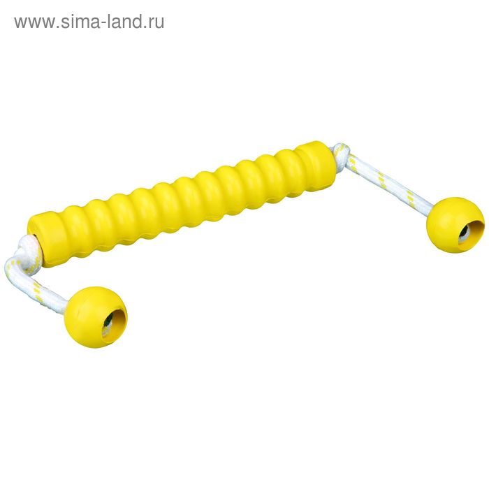 Игрушка Trixie Long-Mot для собаки апорт на веревке  для игры на воде, 20 см, резина - Фото 1