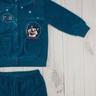 Комплект детский (джемпер, брюки), рост 74-86 см, цвет тёмно-бирюзовый 585-AZ_М - Фото 4