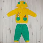 Комплект детский (джемпер, брюки), рост 86 см, цвет жёлтый 585-AZ_М - Фото 1