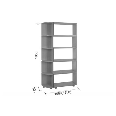 Стеллаж 2 Венге