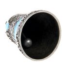 Колокольчик рождественский на подставке "Звезда", металл, заливка краской - Фото 5