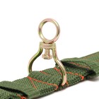 Ошейник четырехслойный с вертлюгом, 65×4 см, ОШ 54-60 см, полиэстер, зелёный - Фото 6