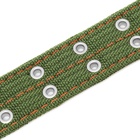 Ошейник четырехслойный с вертлюгом, 65×4 см, ОШ 54-60 см, полиэстер, зелёный - Фото 8