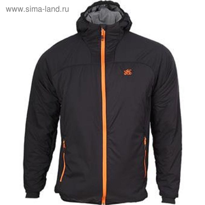 Куртка с утеплителем Polartec Alpha с капюшоном черно/оранжевая 44-46/170-176 - Фото 1
