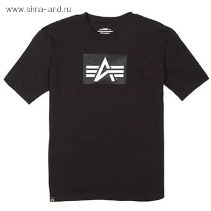 Футболка Logo Block Alpha Industries black 2XL - Фото 1